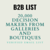 Galleries and Boutiques OWNERS LIST