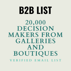 20,000 Decision Makers from Galleries and Boutiques | USA