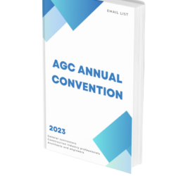 AGC Annual Convention 2023 | Email List – 1,000 contacts